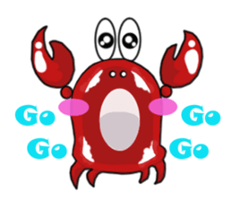 Coco The Cute Crab sticker #10419287