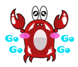 Coco The Cute Crab sticker #10419287