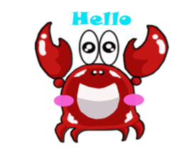 Coco The Cute Crab sticker #10419290