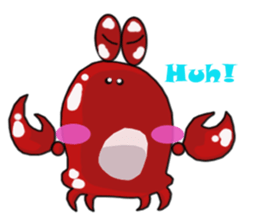 Coco The Cute Crab sticker #10419291