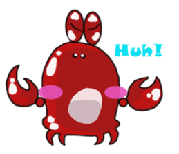 Coco The Cute Crab sticker #10419291