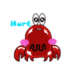 Coco The Cute Crab sticker #10419292