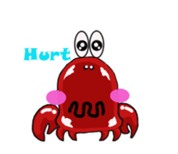 Coco The Cute Crab sticker #10419292