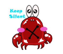 Coco The Cute Crab sticker #10419293