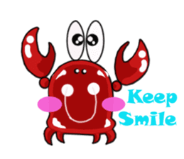 Coco The Cute Crab sticker #10419294
