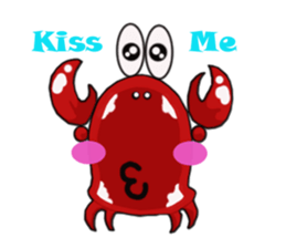 Coco The Cute Crab sticker #10419295