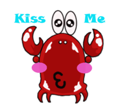 Coco The Cute Crab sticker #10419295