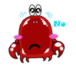 Coco The Cute Crab sticker #10419298