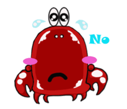 Coco The Cute Crab sticker #10419298