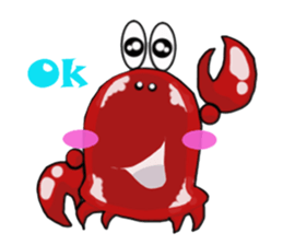 Coco The Cute Crab sticker #10419299