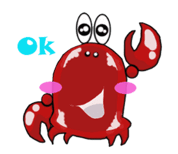 Coco The Cute Crab sticker #10419299