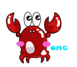 Coco The Cute Crab sticker #10419300