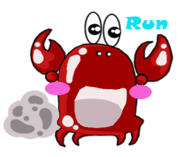 Coco The Cute Crab sticker #10419301