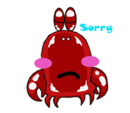 Coco The Cute Crab sticker #10419305
