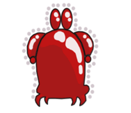Coco The Cute Crab sticker #10419306