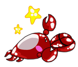 Coco The Cute Crab sticker #10419307