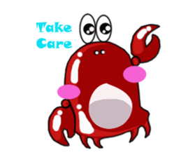 Coco The Cute Crab sticker #10419308
