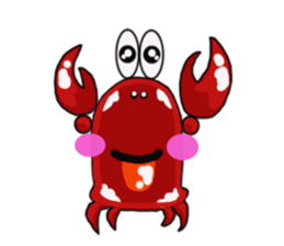 Coco The Cute Crab sticker #10419309