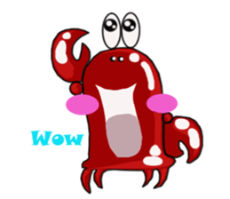 Coco The Cute Crab sticker #10419312
