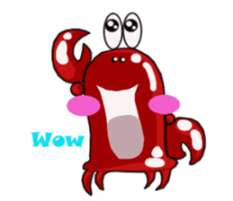 Coco The Cute Crab sticker #10419312