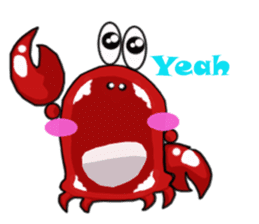 Coco The Cute Crab sticker #10419313
