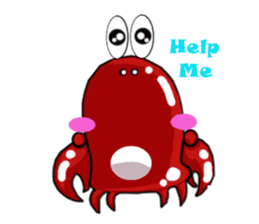 Coco The Cute Crab sticker #10419315