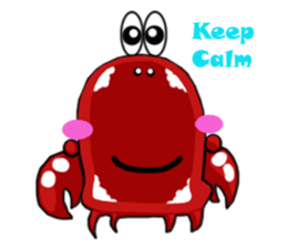 Coco The Cute Crab sticker #10419316