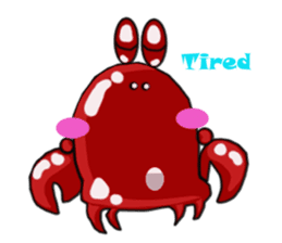 Coco The Cute Crab sticker #10419317