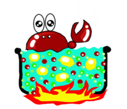 Coco The Cute Crab sticker #10419318