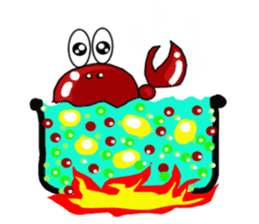 Coco The Cute Crab sticker #10419318