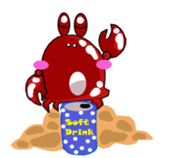 Coco The Cute Crab sticker #10419319