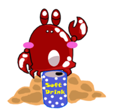 Coco The Cute Crab sticker #10419319