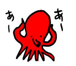 Octopus has eight legs sticker #10419419