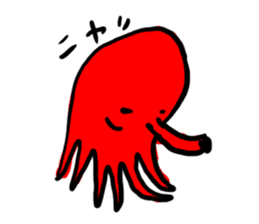 Octopus has eight legs sticker #10419435
