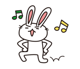 GinSaburo the rabbit sticker #10419486