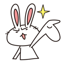 GinSaburo the rabbit sticker #10419488
