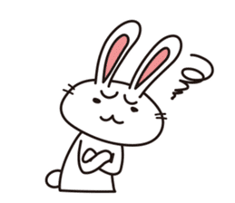 GinSaburo the rabbit sticker #10419494