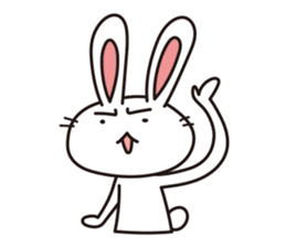 GinSaburo the rabbit sticker #10419495