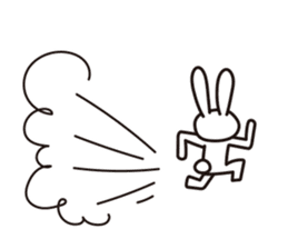 GinSaburo the rabbit sticker #10419515