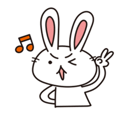 GinSaburo the rabbit sticker #10419519