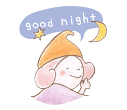 Small fairy of pink hair sticker #10419521