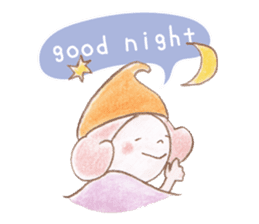 Small fairy of pink hair sticker #10419521