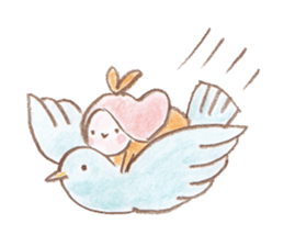 Small fairy of pink hair sticker #10419522