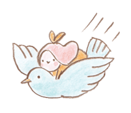 Small fairy of pink hair sticker #10419522