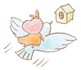 Small fairy of pink hair sticker #10419523