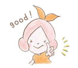 Small fairy of pink hair sticker #10419531