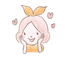 Small fairy of pink hair sticker #10419543