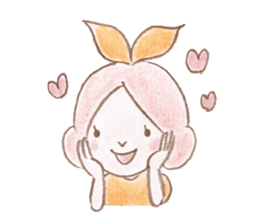 Small fairy of pink hair sticker #10419543