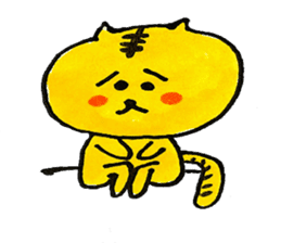 Tiger cat , day-to-day Torao sticker #10419664