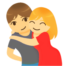 Crazy couple in love sticker #10420009